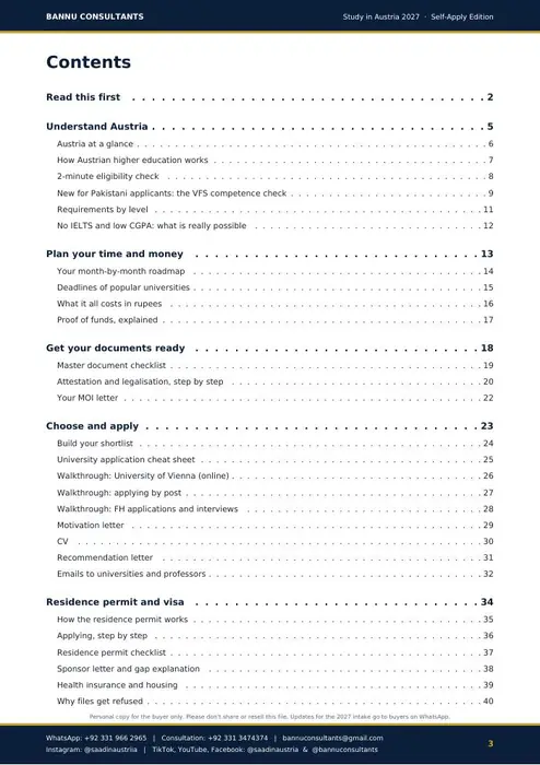 Page 3: Contents